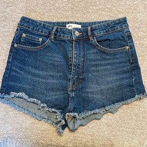 Zara denim shorts